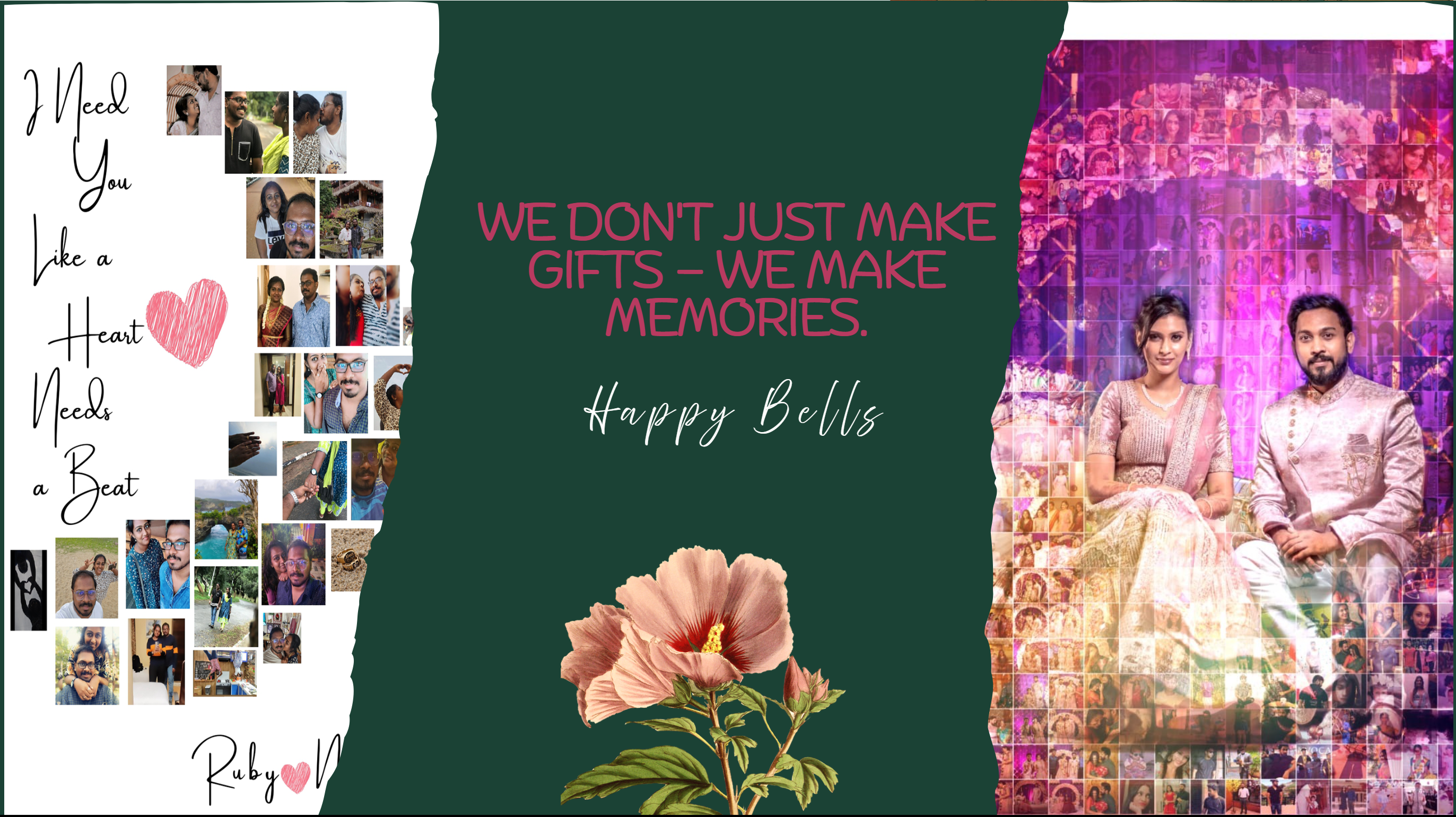 Happy Bells Personalized Memory Showcase
